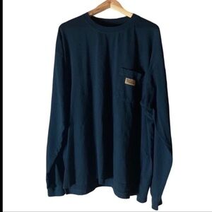 Walls Work Wear long sleeve black t-shirt Size XXL